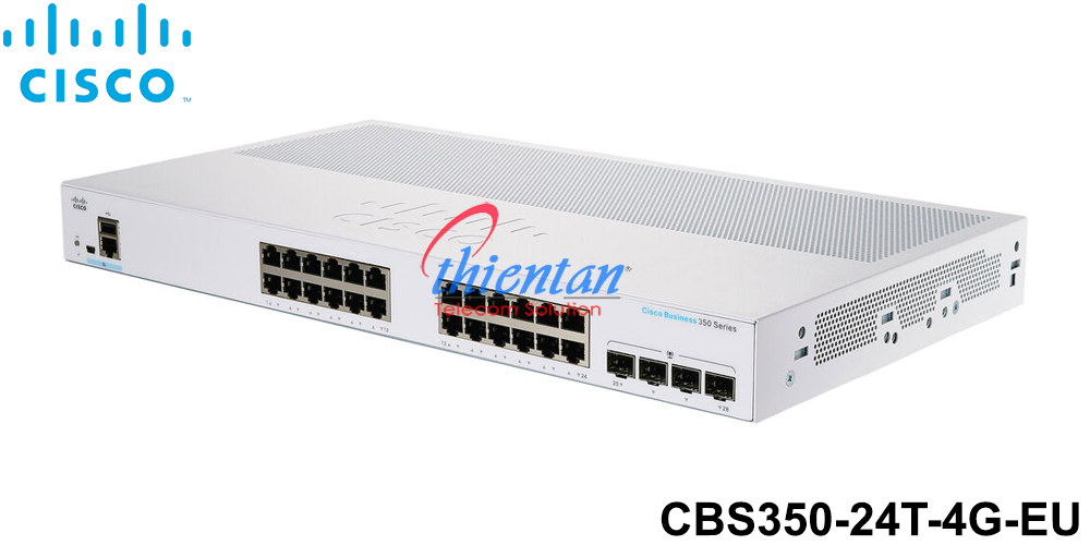 Switch Cisco CBS350-24T-4G-EU 24 port 10/100/1000Mbps