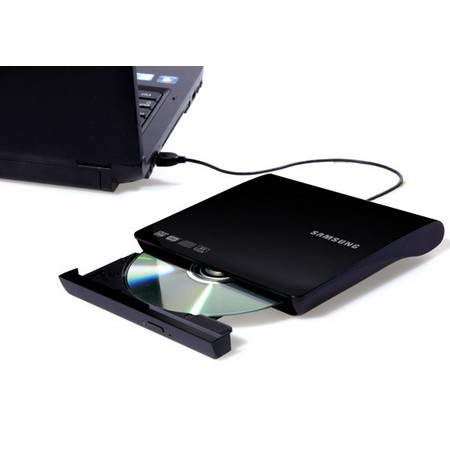 DVD Rewrite Samsung 8X Slim SE-208AB/TSRSA USB Ext Box - Black