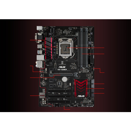 Bo mạch chủ Asus H81-Gamer