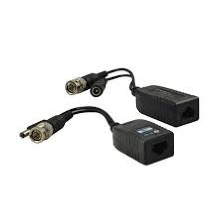 Video Balun + Power Sử dụng cáp mạng Cat5e hoặc Cat 6