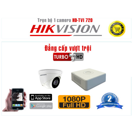 TRỌN BỘ 01 CAMERA HD720P HIKVISION DS-2CE56C0T-IT3
