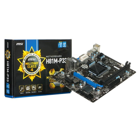 Bo mạch chủ MSI H81M-P33
