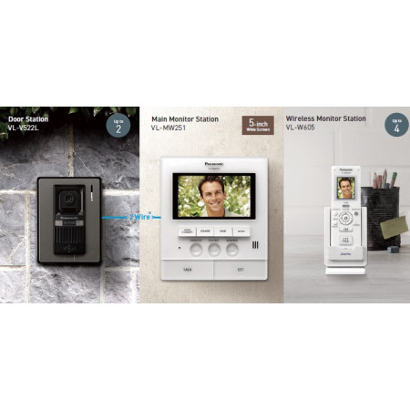 Chuông cửa màn hình PANASONIC VL-SW251BX-S