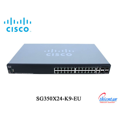 Switch Cisco SG350X-24-K9-EU 24 port gigabit Stackable managed