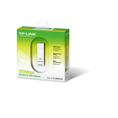 Bộ chuyển đổi USB chuẩn N không dây tốc độ 150Mbps- TL WN727