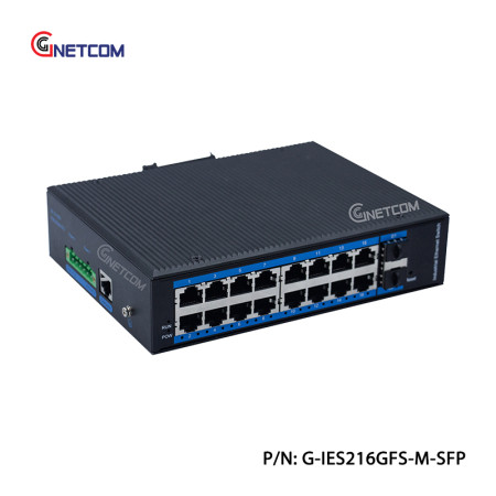 G-IES216GFS-M-SFP switch quản lý công nghiệp GNETCOM
