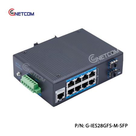 G-IES28GFS-M-SFP switch quản lý công nghiệp GNETCOM