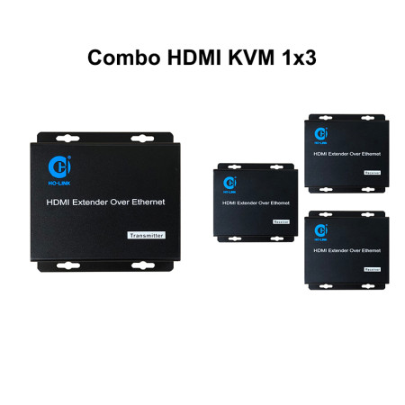 combo HDMI KVM 1x3