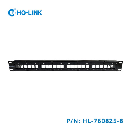 Patch panel 8 port CAT6 HO-LINK HL-760825-8