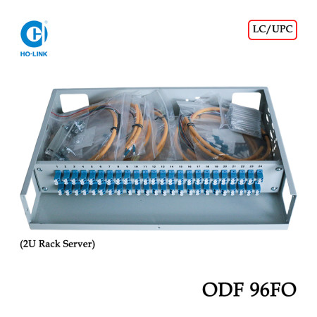 ODF 96 lắp rack chuẩn LC đầy đủ phụ kiện HO-LINK