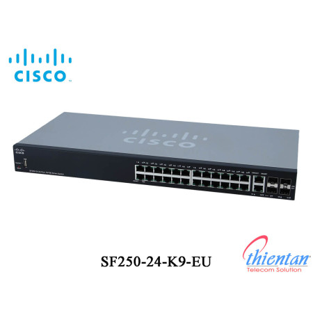 Switch Cisco SF250-24-K9-EU 24 cổng 10/100Mbps Smart switch