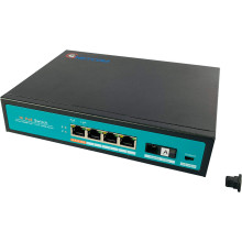 Bộ chuyển đổi quang điện POE GNC-6105GE-20 (4 POE + 1 fiber) 10/100/1000Mbps