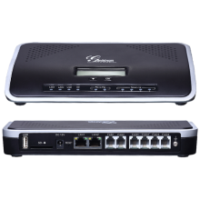 Tổng đài IP Grandstream UCM6104 - 4 đường bưu điện, 500 user IP, Hỗ trợ Voice, Fax, Video, Conference, voicemail..