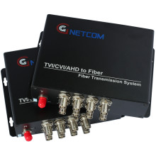 Bộ chuyển đổi video sang quang 8 kênh Gnetcom HL-8V-20TR-1960P TVI/CVI/AHD cho camera 3MP 4MP 5MP (chuẩn hình ảnh 2K)