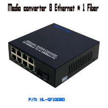 HL-SF1008D bộ chuyển đổi quang điện 8 cổng 10/100M HO-LINK