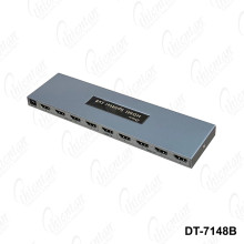 Bộ chia HDMI 1 ra 8 Dtech DT-7148B hỗ trợ chuẩn hình ảnh 4K*2K