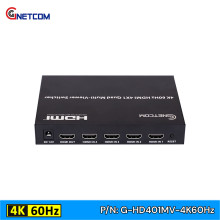 Bộ gộp HDMI 4 vào 1 ra GNETCOM G-HD401MV-4K60Hz