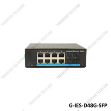 G-IES-D48G-SFP Switch công nghiệp GNETCOM 8 port lan 4 port SFP