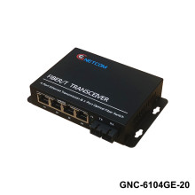 Switch POE GNC-6104GE-20 (4 POE + 1 fiber SC duplex) 10/100/1000Mbps
