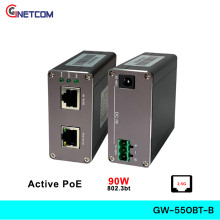 Nguồn poe injector công nghiệp Gnetcom 90W GW-550BT-B