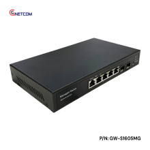 GW-S1605MG Switch quản lý L2 Gnetcom 6 port gigabit