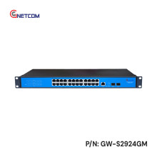 GW-S2924GM switch quản lý L2+ Gnetcom 24 cổng mạng 2SFP