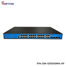 GW-S2924GMA-AP switch quản lý L2+ Gnetcom 24 port poe
