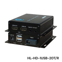 Bộ chuyển đổi HDMI qua cáp quang có cổng USB HO-LINK HL-HD-1USB-20TR