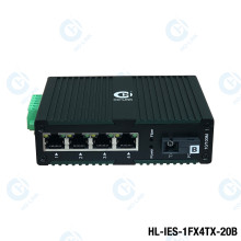 Switch quang chuẩn công nghiệp HO-LINK 10/100Mbps HL-IES-1FX4TX-20B