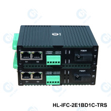 HL-IFC-2E1BD1C-TRS Bộ chuyển đổi quang công nghiệp 2 cổng mạng 1 cổng RS485 1 cổng contact closuare HO-LINK