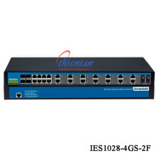 Switch công nghiệp 3onedata L2 IES1028-4GS-2F 22 cổng RJ45 2 cổng quang