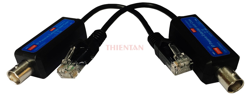 bộ chuyển đổi tín hiệu IP qua cáp đồng trục khoảng cách 220m