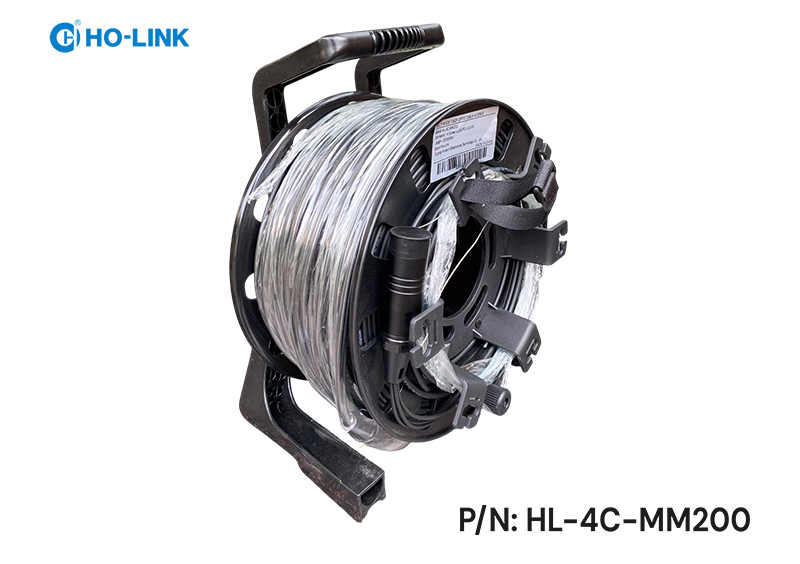 c&aacute;p quang d&atilde; chiến 4FO multi mode cuộn 200m