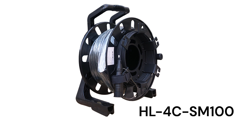 c&aacute;p quang d&atilde; chiến 4FO single mode cuộn 100m