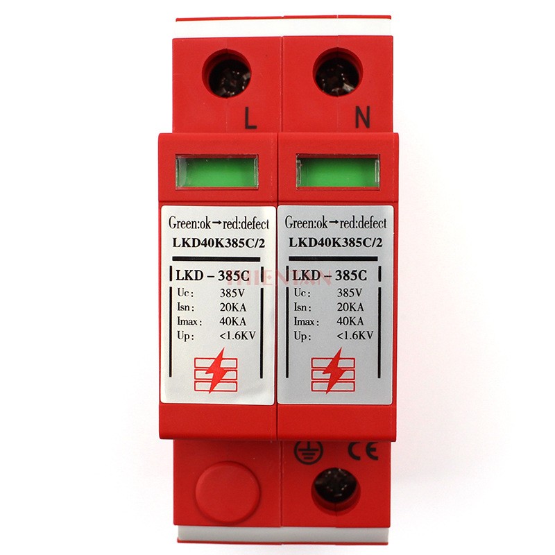 Chống sét lan truyền đường nguồn 220V LKD40KA385C / 2
