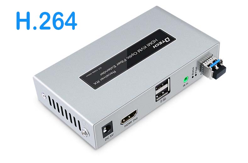 b&ocirc;̣ kéo dài HDMI qua quang có c&ocirc;̉ng USB DTECH DT-7059