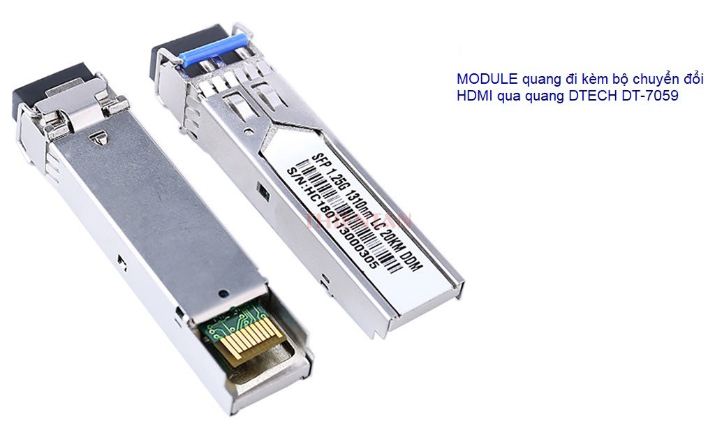 b&ocirc;̣ kéo dài HDMI qua quang có c&ocirc;̉ng USB DTECH DT-7059