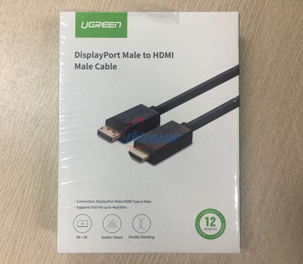 Ugreen 10239 cáp DVI to HDMI 1m5