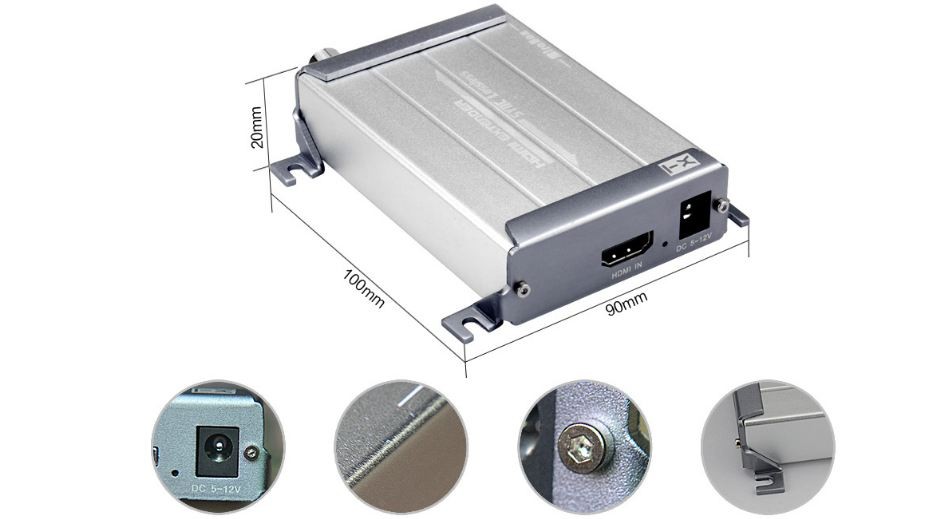 bộ chuyển HDMI qua cáp đồng trục 200 300m