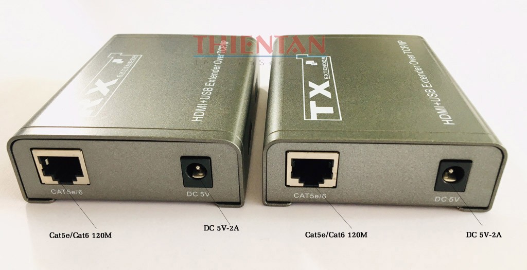bộ kéo dài HDMI 120m có cổng USB thông lan