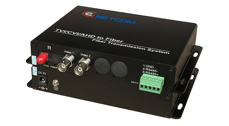 bộ chuyển đổi video sang quang 2 kênh 1080 kèm PTZ