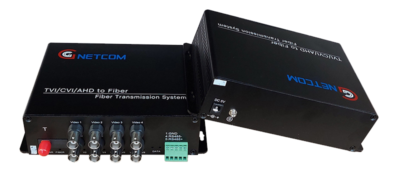 Bộ chuyển đổi quang Video 8 kênh HL-8V1D-20T/R-720P 