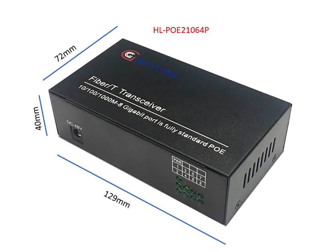 switch poe HL-POE21064P switch poe HL-POE21064P 8 port giga
