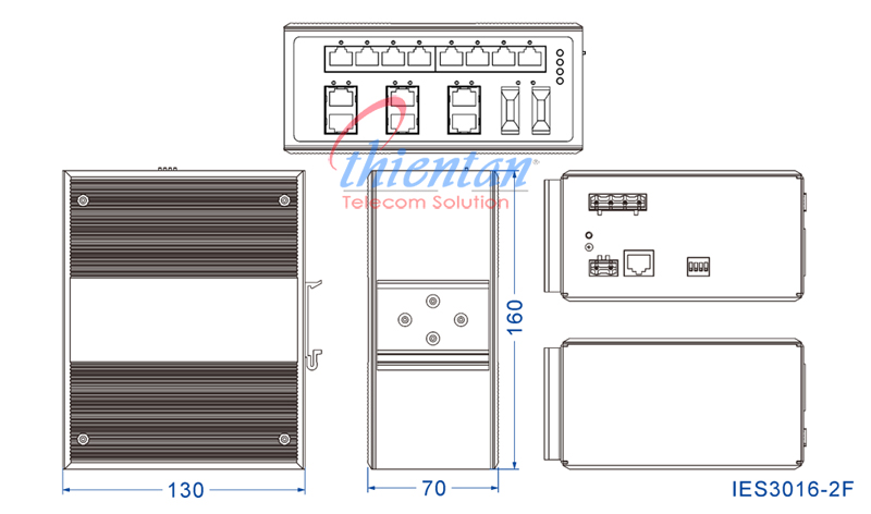 switch công nghiệp IES3016-2F