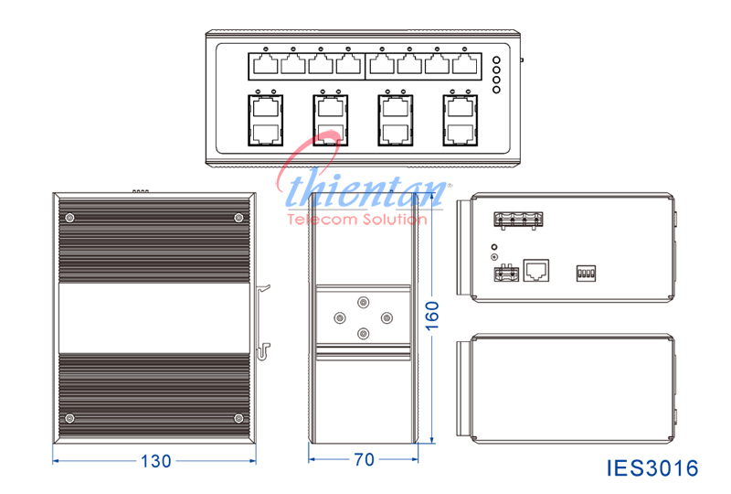 switch công nghiệp IES3016