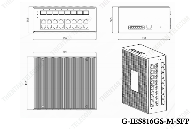 G-IES816GS-M-SFP