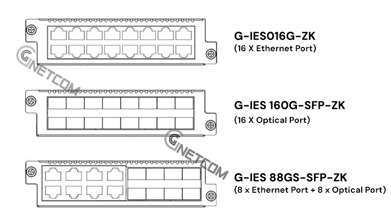 module G-IES016G-ZK, G-IES 160G-SFP-ZK, G-IES 88GS-SFP-ZK