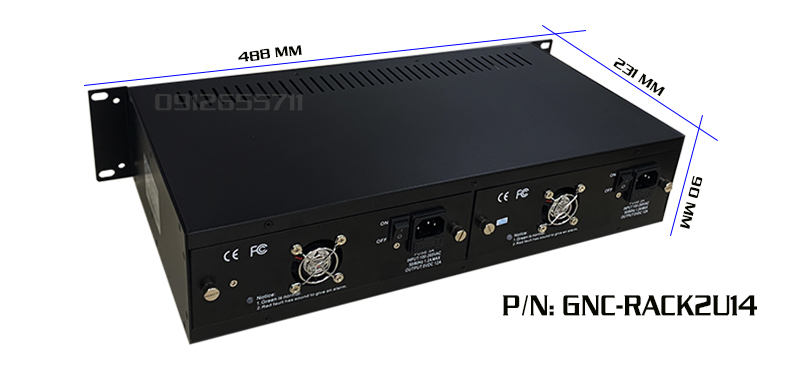 khung nguồn tập trung GNC-RACK2U14