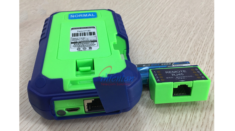 máy đo công suất quang kiêm test cáp mạng RJ45
