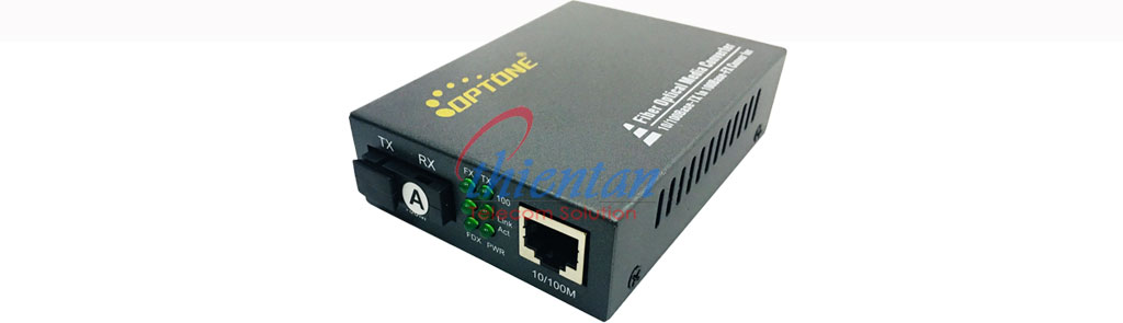 bộ chuyển đổi quang điện 1 sợi 10/100 Optone OPT-1201S25
